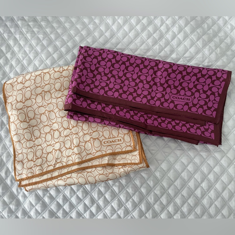 Coach Silk Scarves